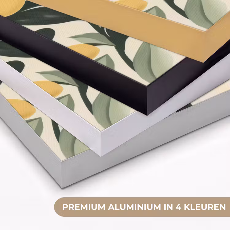 Art Frame - Vrouw - Mand - Citroenen - Bladeren — 2