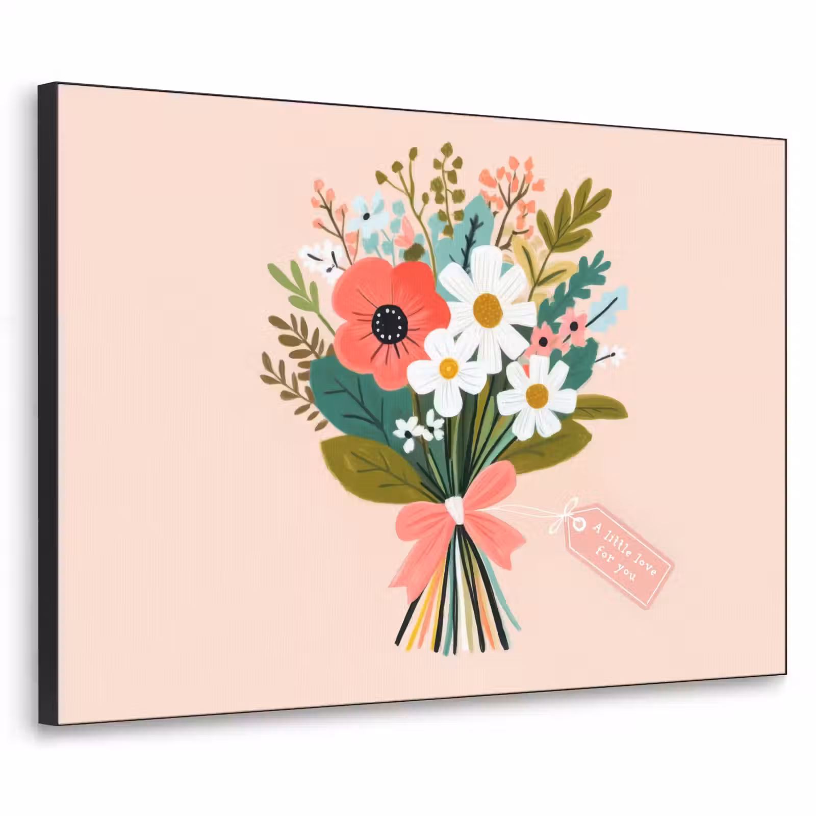 Art Frame - Boeket - Strikje - Kaartje - Quote — 1