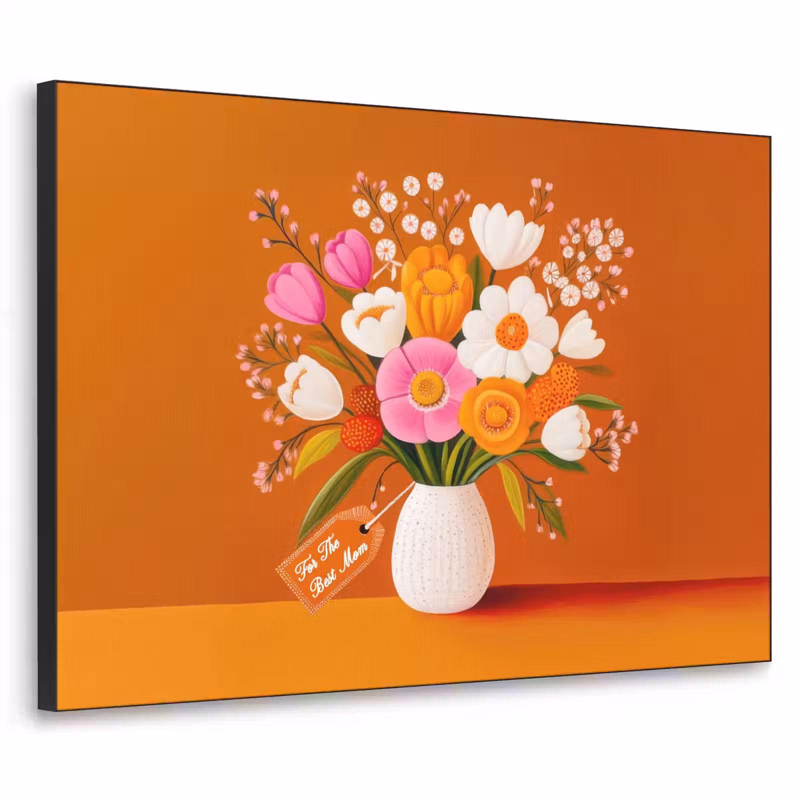 Art Frame - Vaas - Bloemen - Oranje — 1