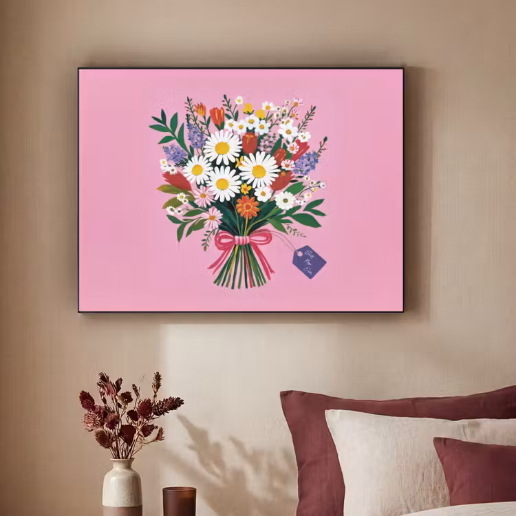 Art Frame - Bloemen - Quote - Kaartje - Kleurrijk — 3