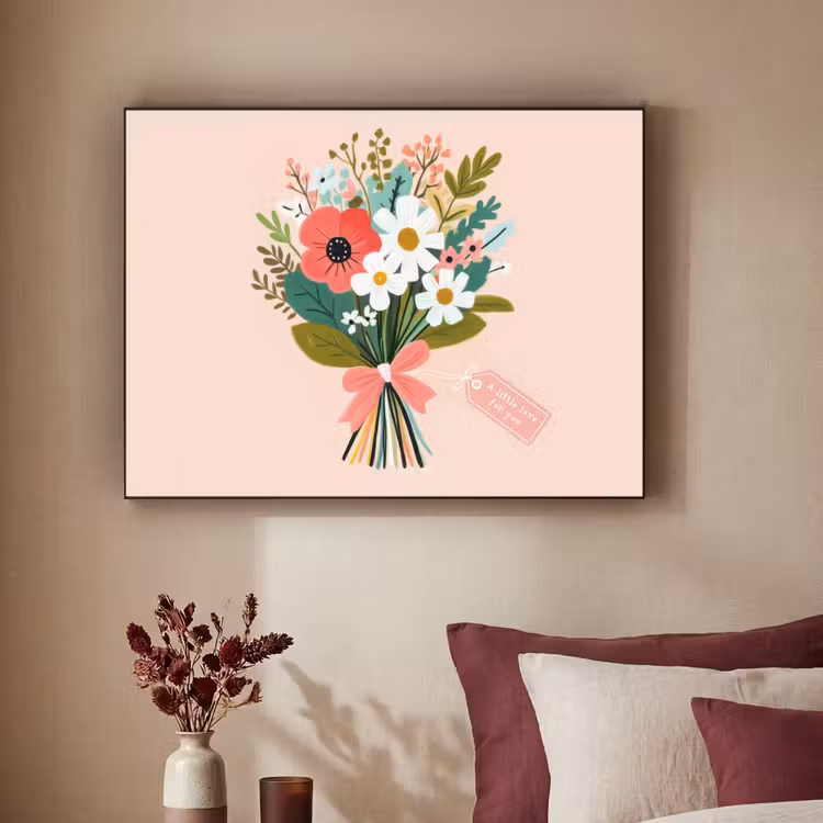 Art Frame - Boeket - Strikje - Kaartje - Quote — 3