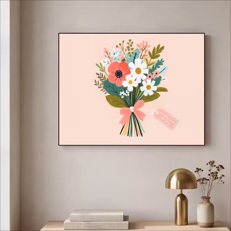Art Frame - Boeket - Strikje - Kaartje - Quote — 5