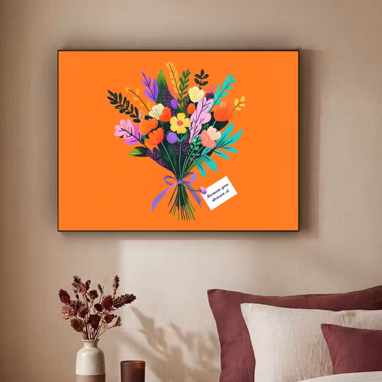 Art Frame - Kaartje - Boeket - Bloemen — 3