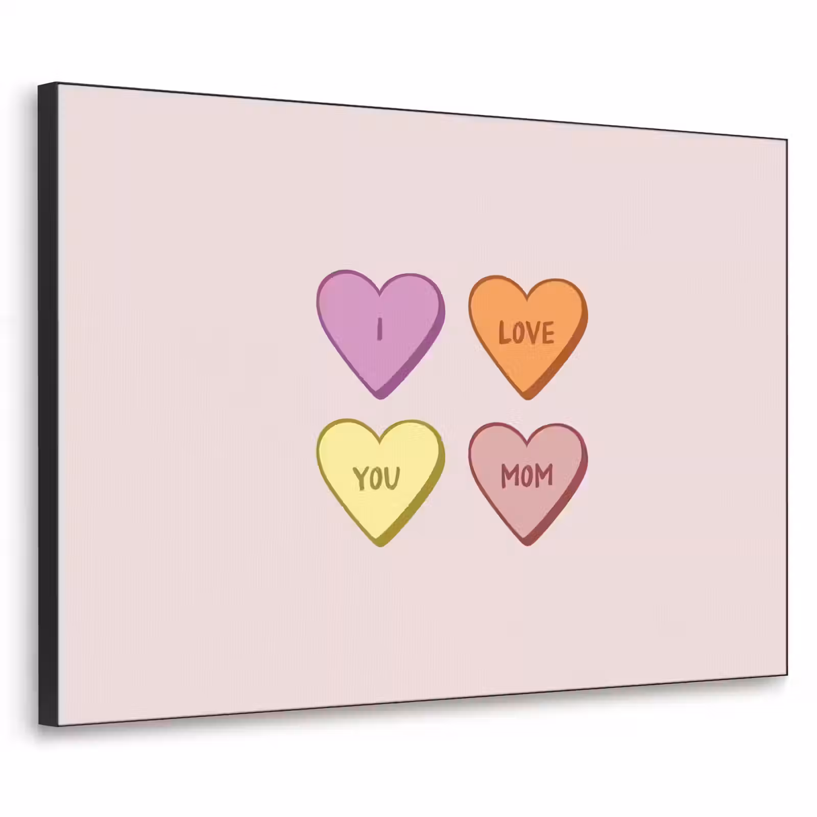 Art Frame - Hartjes - Pastel - Liefde - Moeder — 1