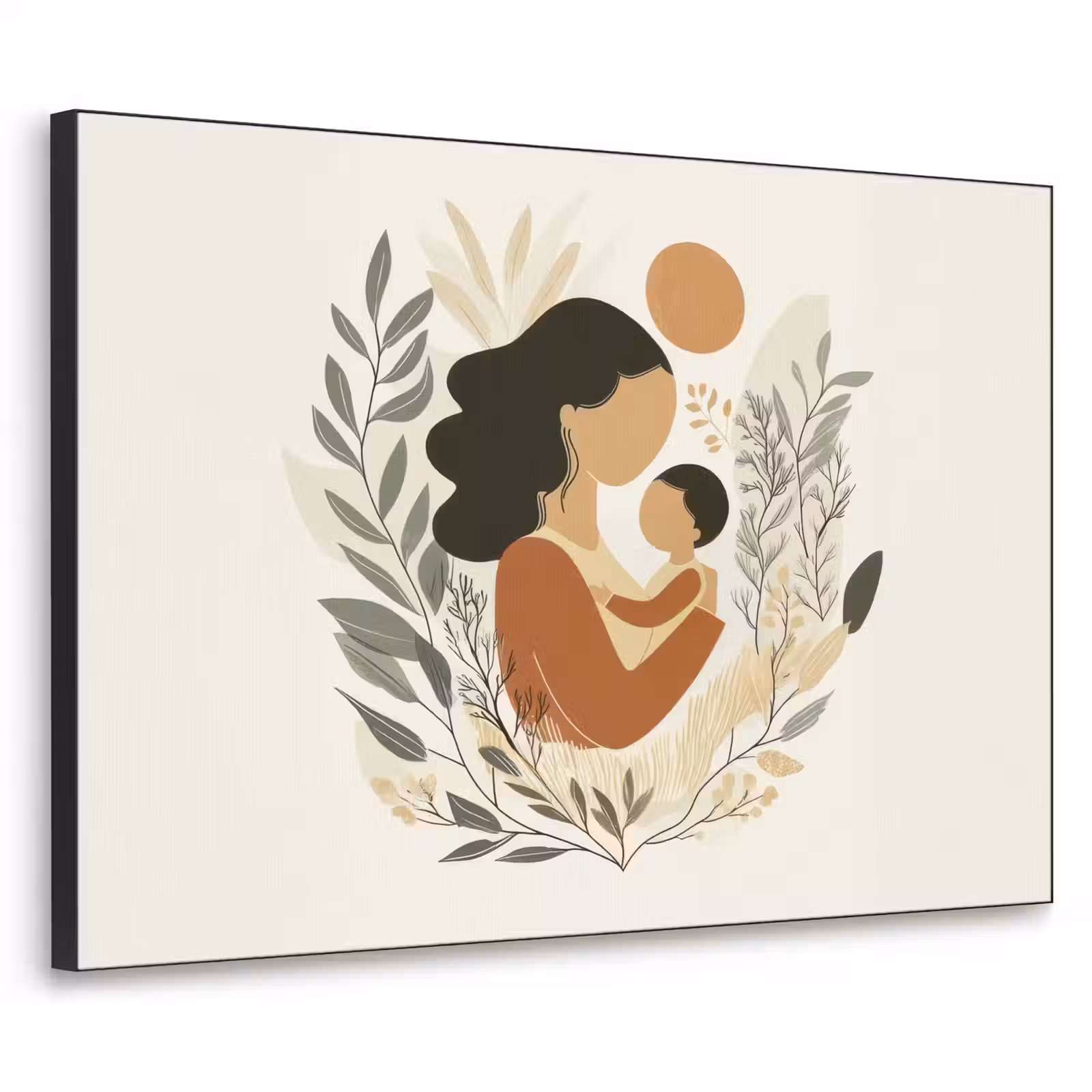 Art Frame - Illustratie - Moeder - Kind - Liefdevol — 1