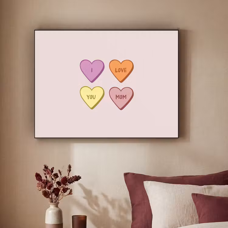 Art Frame - Hartjes - Pastel - Liefde - Moeder — 3