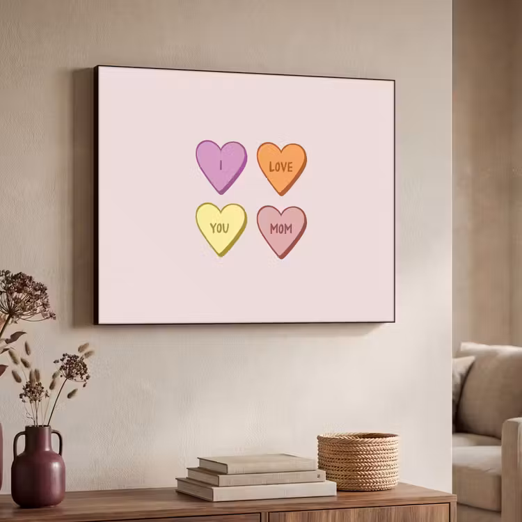 Art Frame - Hartjes - Pastel - Liefde - Moeder — 7