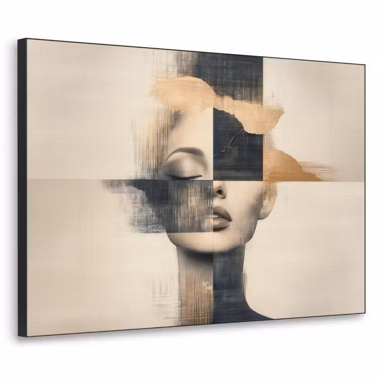Art Frame - Goud - Vrouw - Rechthoeken — 1
