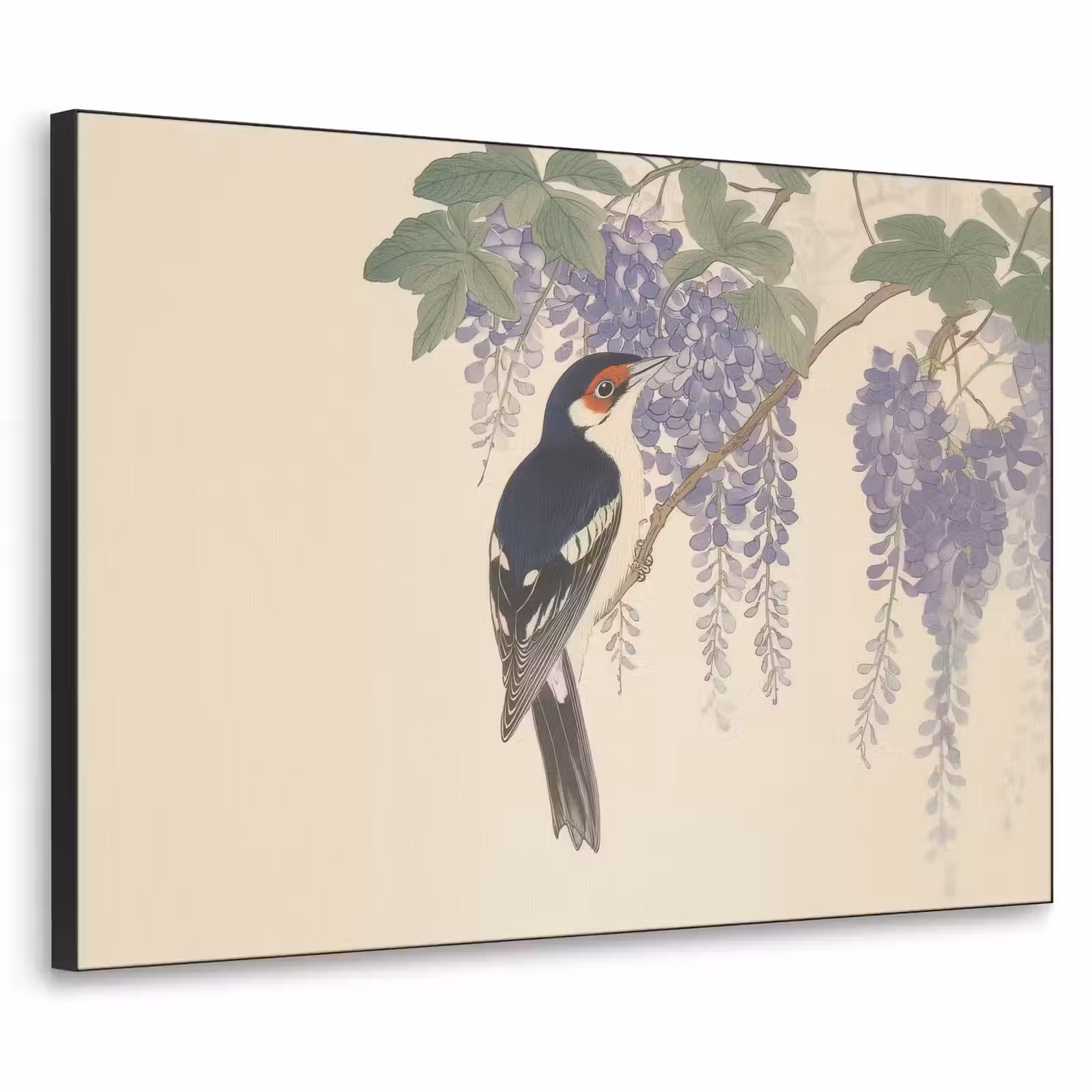 Art Frame - Specht - Bloemen - Paars — 1