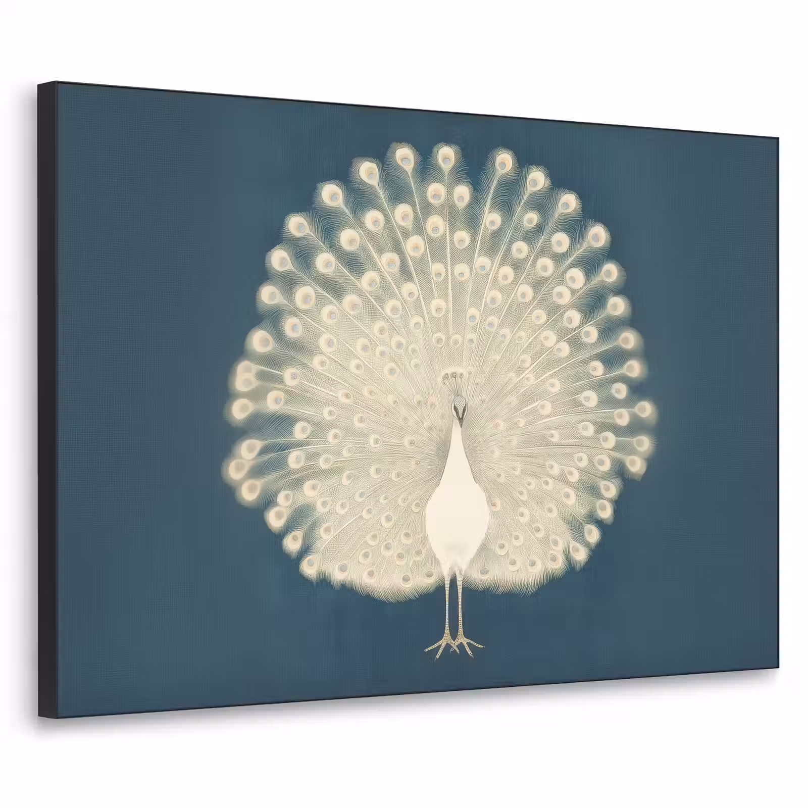 Art Frame - Vogel - Blauw - Vintage — 1
