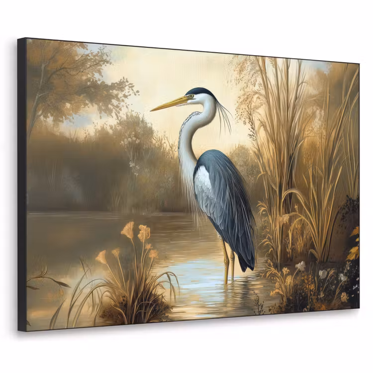 Art Frame - Reiger - Water - Planten — 1