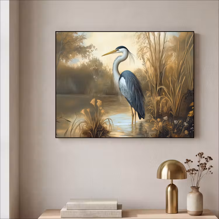 Art Frame - Reiger - Water - Planten — 5