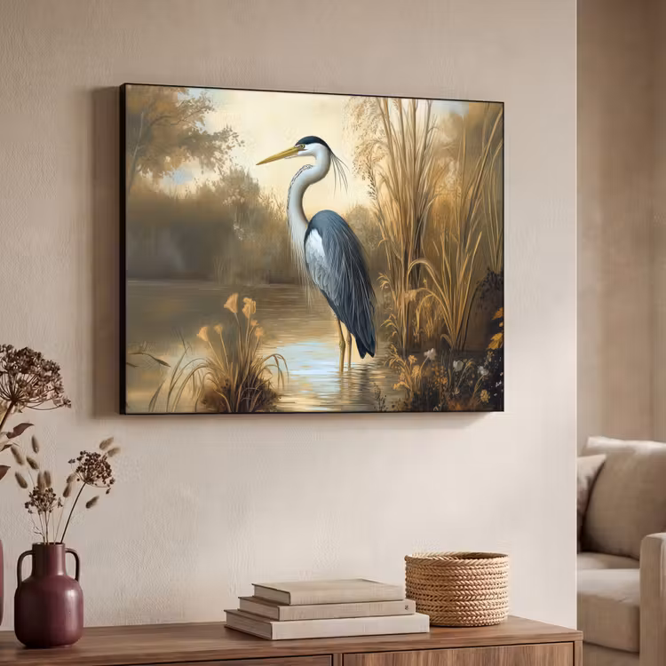 Art Frame - Reiger - Water - Planten — 7