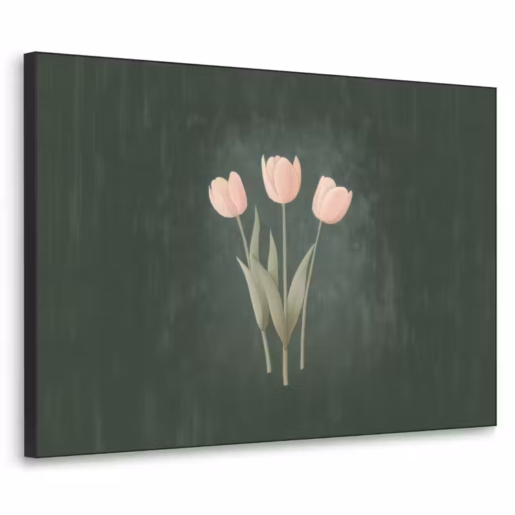 Art Frame - Tulpen - Liefde - Donkergroen — 1