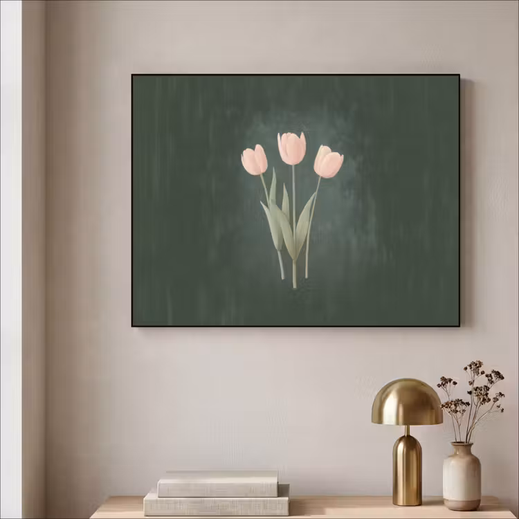 Art Frame - Tulpen - Liefde - Donkergroen — 5