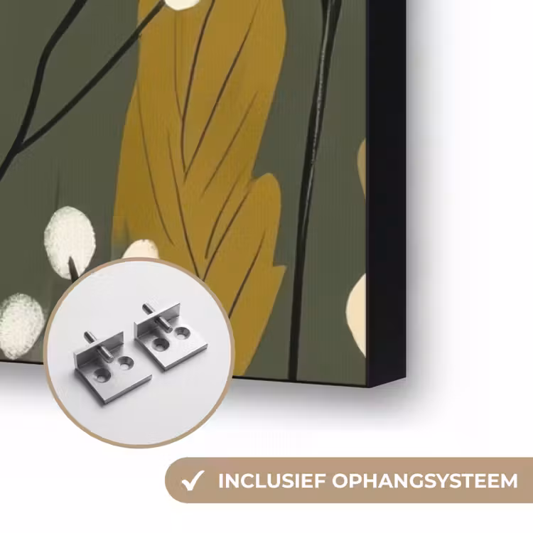 Art Frame - Bloemen - Illustratie - Groen — 6