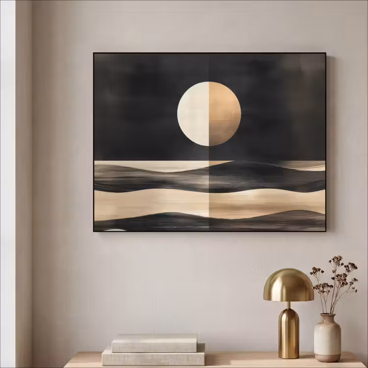 Art Frame - Maan - Cirkel - Goud — 5