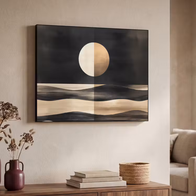 Art Frame - Maan - Cirkel - Goud — 7