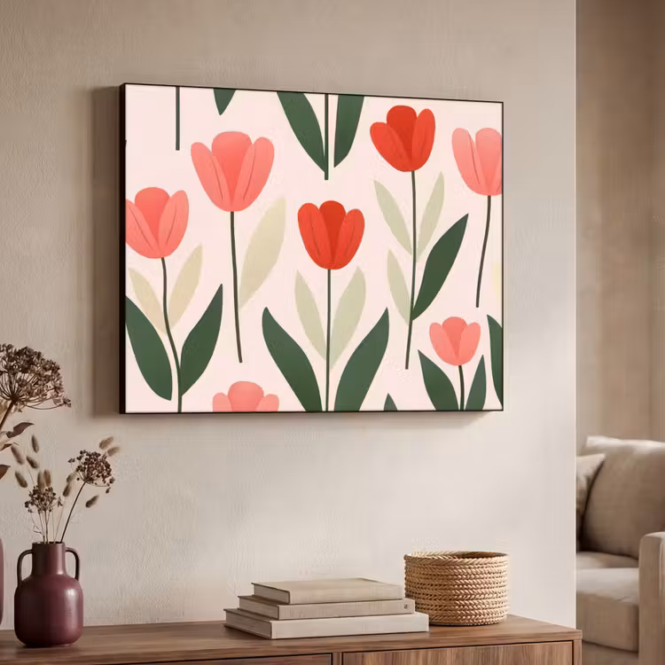 Art Frame - Tulpen - Modern - Roze — 7