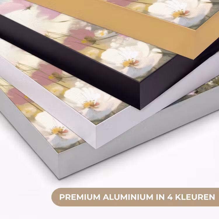 Art Frame - Bloemenveld - Lichte tinten - Geschilderd — 2