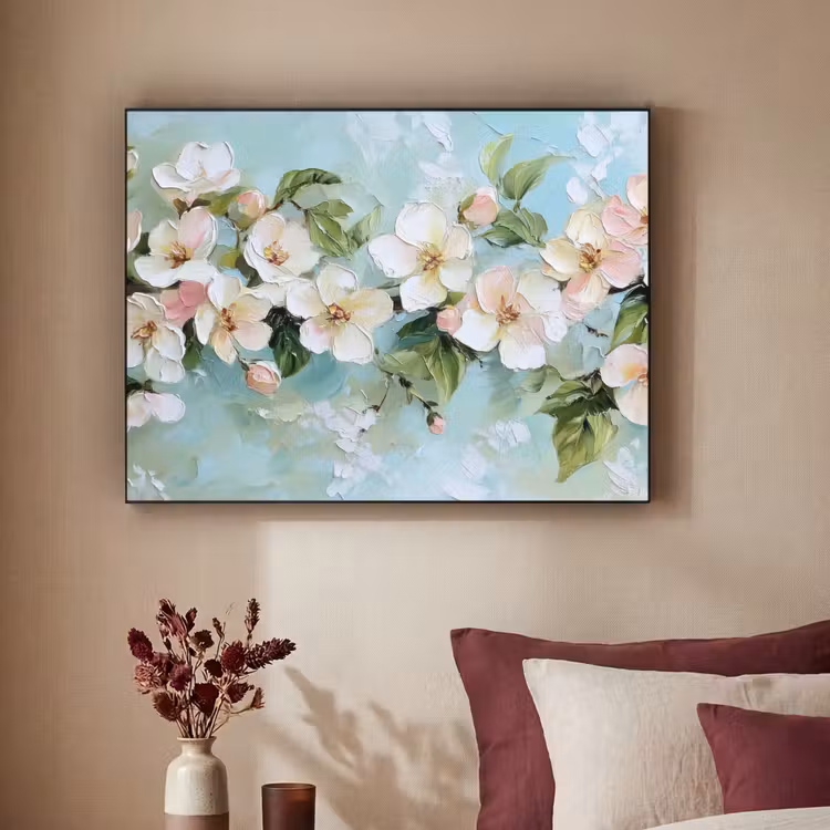 Art Frame - Bloesem - Bladeren - Lichtblauw — 3