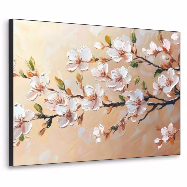 Art Frame - Bloesemtakken - Schilderachtig - Roze — 1