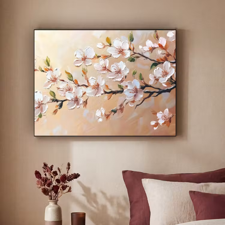 Art Frame - Bloesemtakken - Schilderachtig - Roze — 3