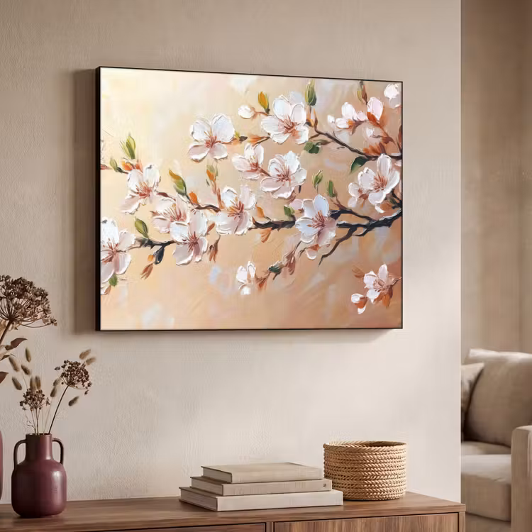 Art Frame - Bloesemtakken - Schilderachtig - Roze — 7