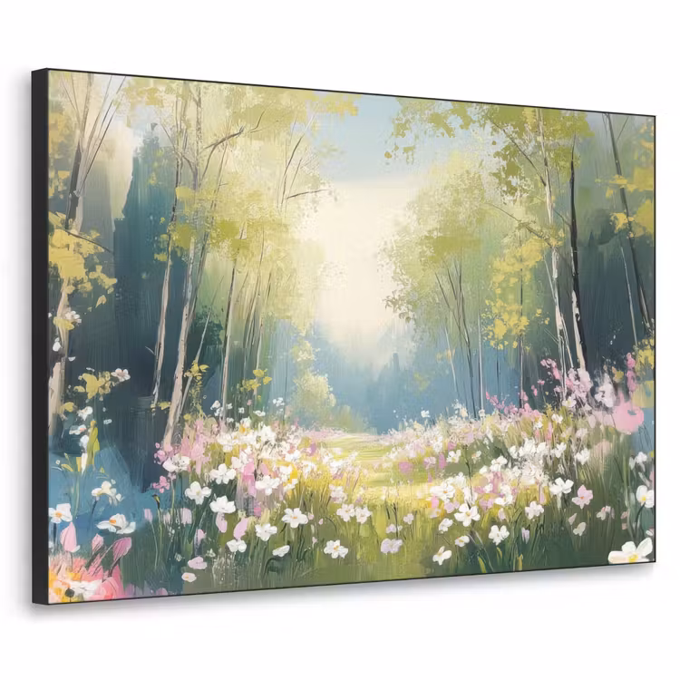 Art Frame - Bos - Schilderstijl - Kleurrijk — 1