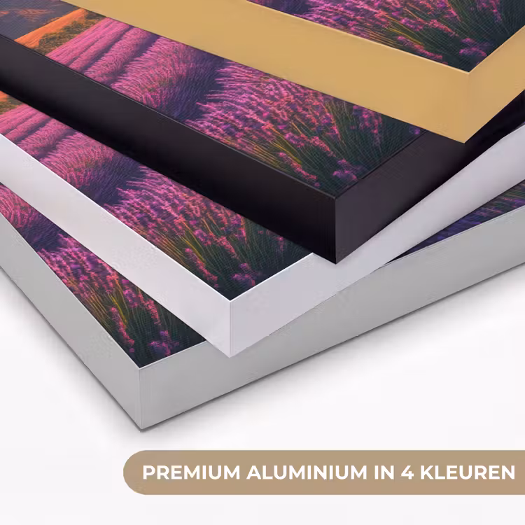 Art Frame - Lavendelveld - Zonsondergang - Paars — 2
