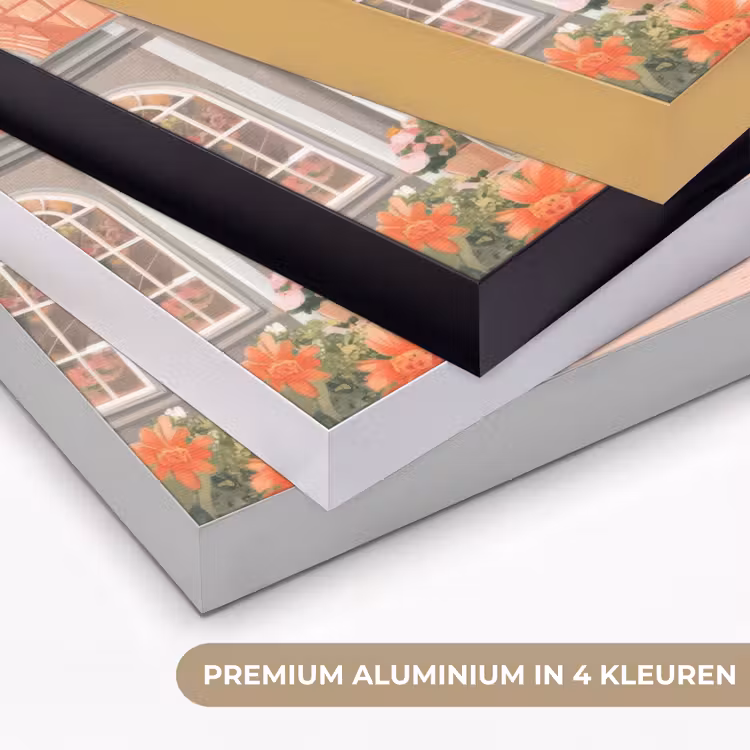 Art Frame - Bloemen - Huizen - Dorp — 2
