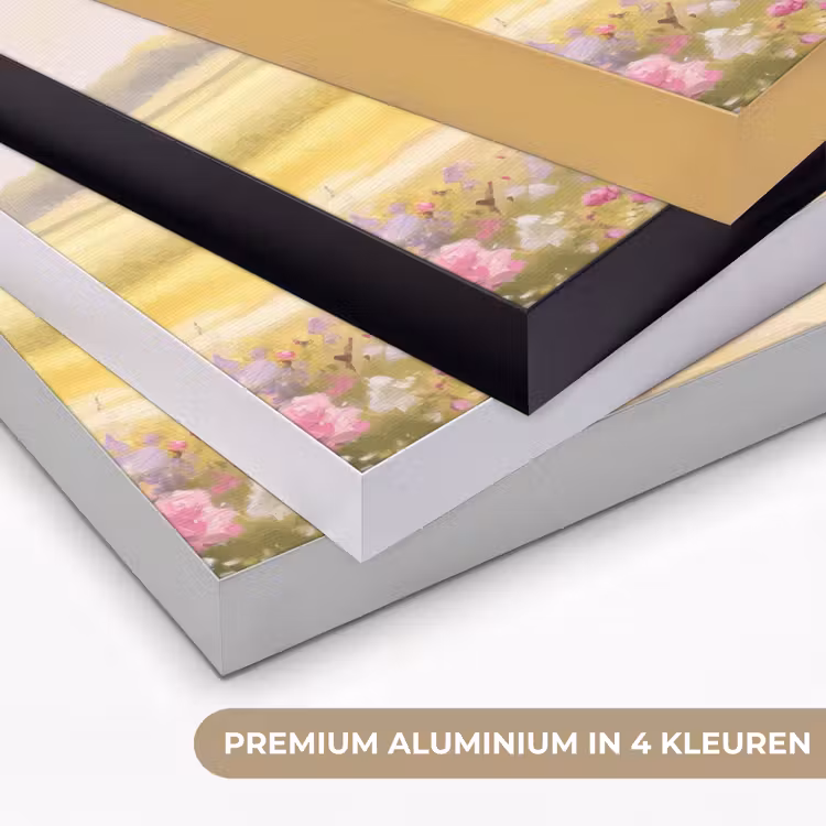 Art Frame - Huisje - Hout - Bloemen — 2