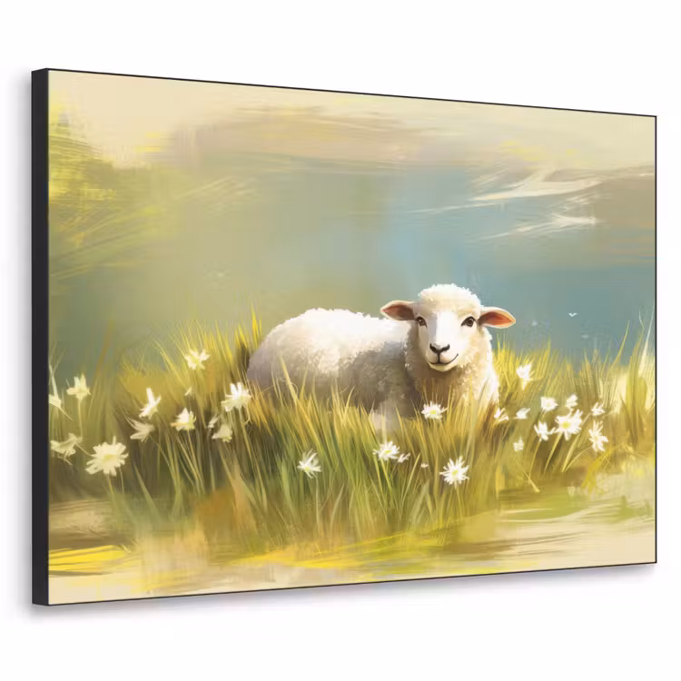 Art Frame - Schaap - Weide - Groen — 1