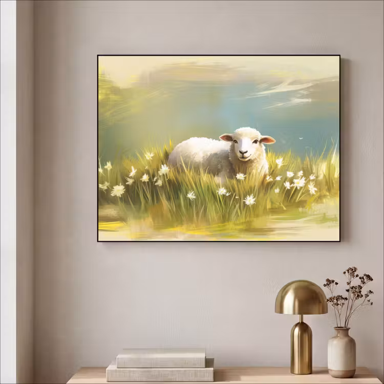 Art Frame - Schaap - Weide - Groen — 5