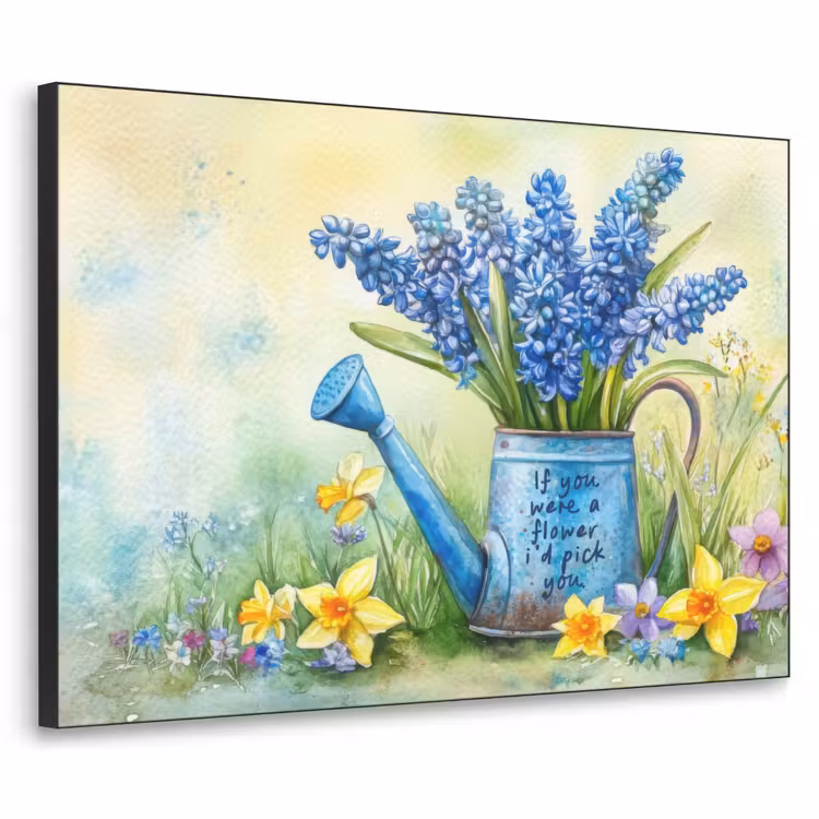 Art Frame - Lavendelbloemen - Quote - Gieter — 1