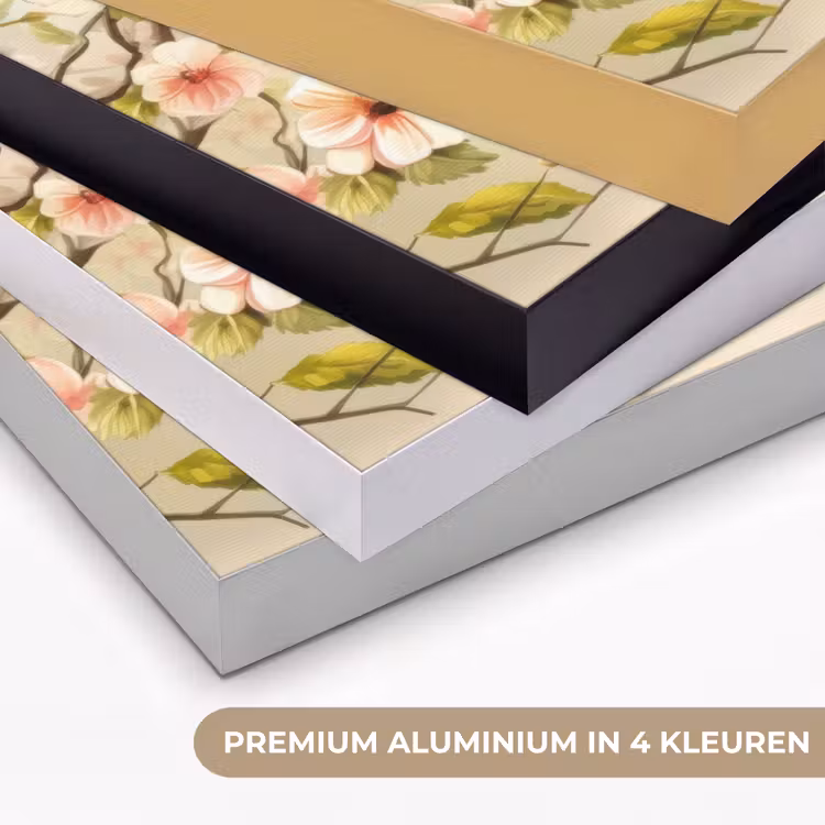 Art Frame - Takken - Bloemen - Vogeltjes - Roze — 2
