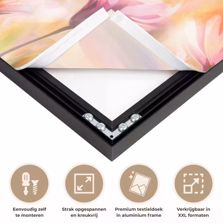 Art Frame - Vlinders - Oranje - Bloemen — 8