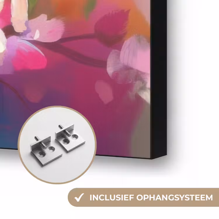 Art Frame - Vogels - Bloemen - Roze — 6