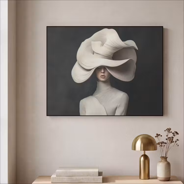 Art Frame - Modern - Vrouw - Hoed — 5