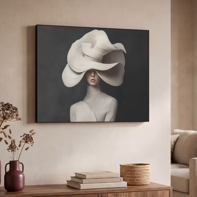 Art Frame - Modern - Vrouw - Hoed — 7