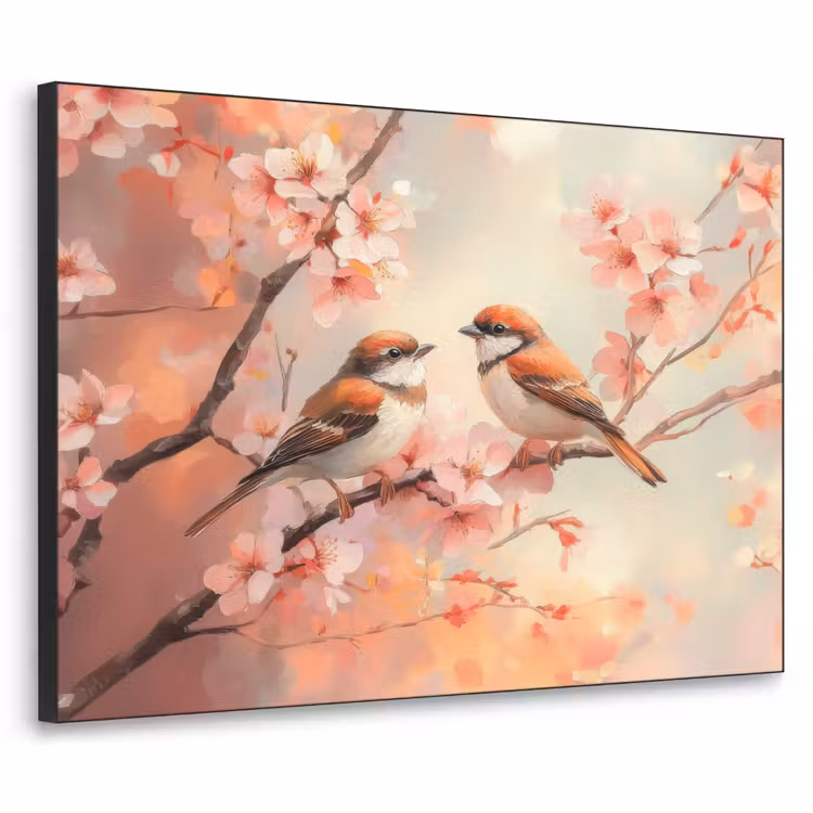 Art Frame - Vogels - Romantic - Bloesemtak — 1