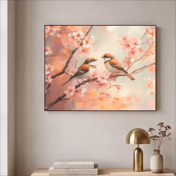 Art Frame - Vogels - Romantic - Bloesemtak — 5