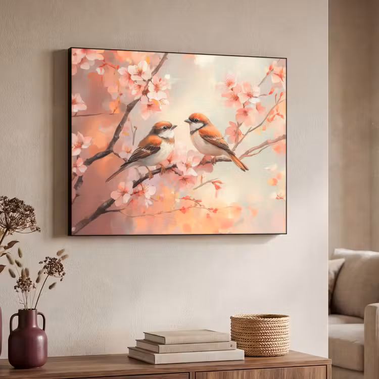 Art Frame - Vogels - Romantic - Bloesemtak — 7
