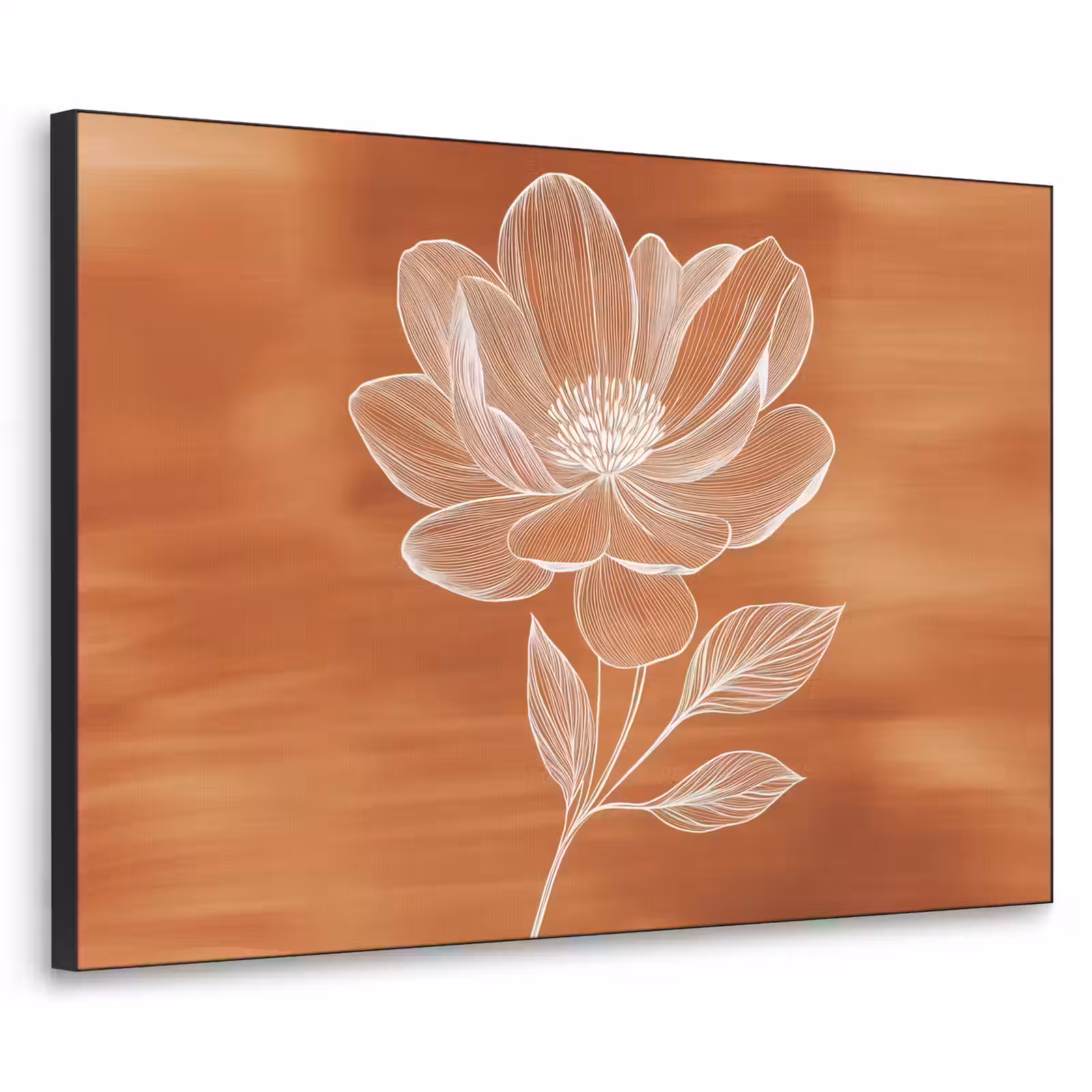 Art Frame - Bloem - Minimalistisch - Wit — 1