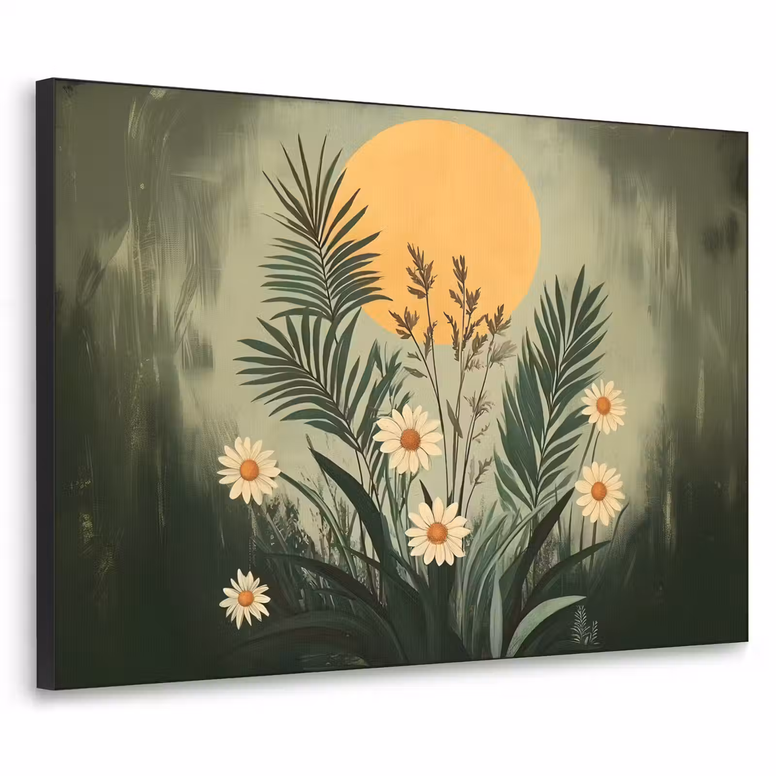 Art Frame - Bloemen - Bladeren - Zon - Groen — 1