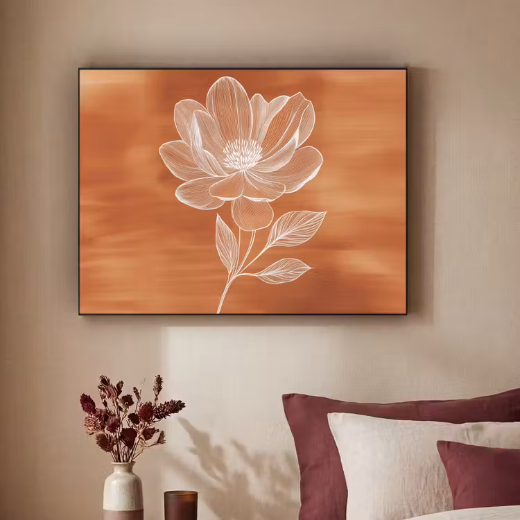 Art Frame - Bloem - Minimalistisch - Wit — 3