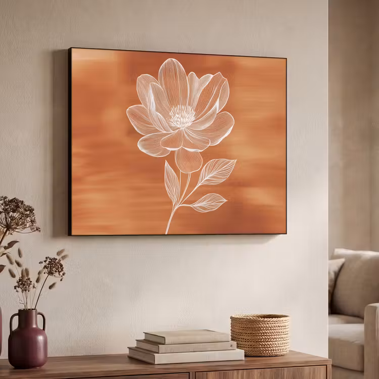 Art Frame - Bloem - Minimalistisch - Wit — 7