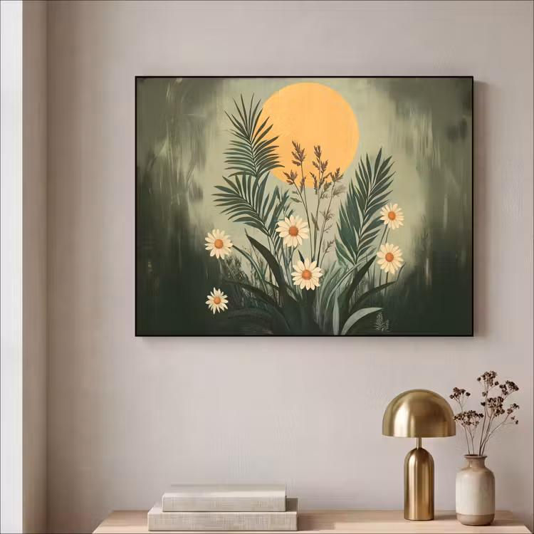 Art Frame - Bloemen - Bladeren - Zon - Groen — 5