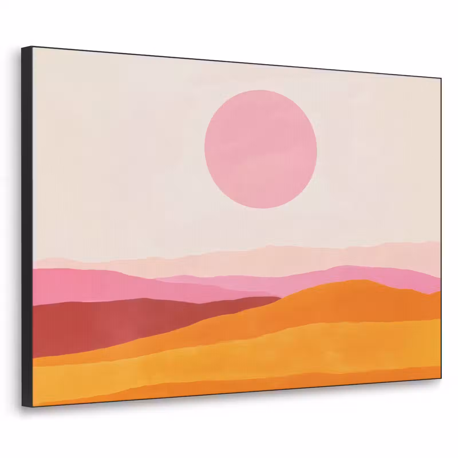 Art Frame - Heuvels - Oranje - Zon - Abstract — 1