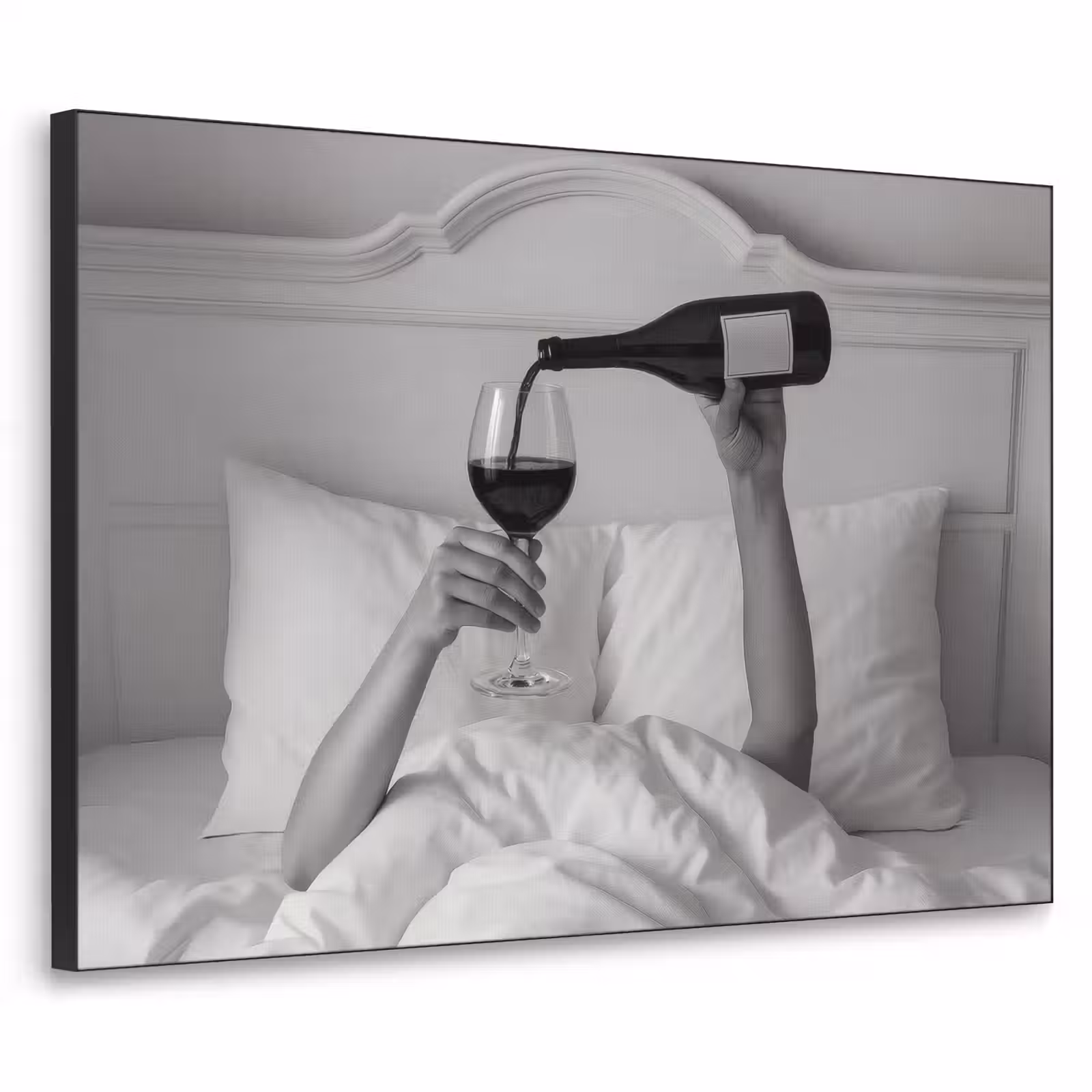 Art Frame - Lakens - Armen - Wijn - Glas — 1